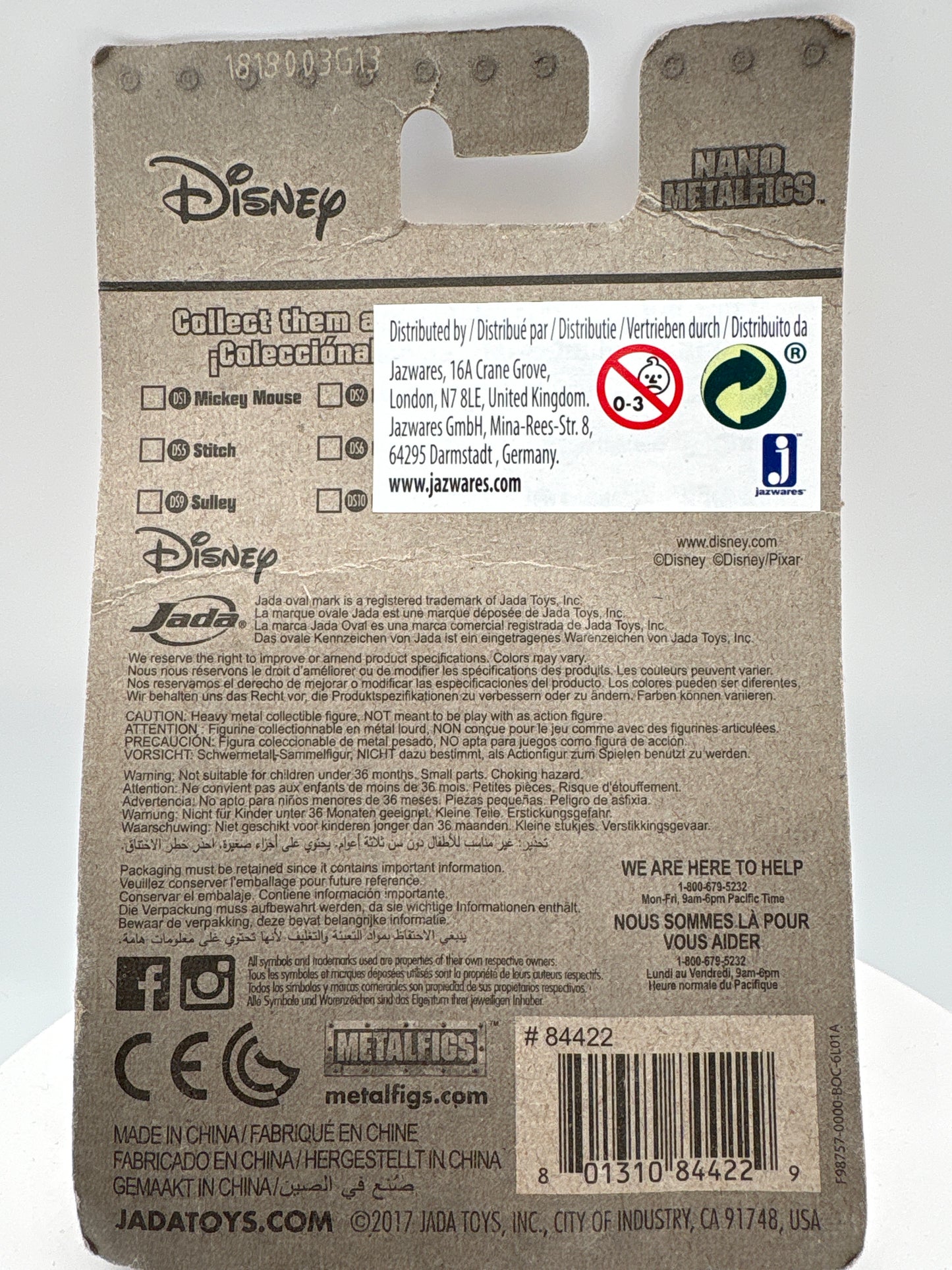 Nano Metal Fig.-Disney-DS1-Mickey Mouse