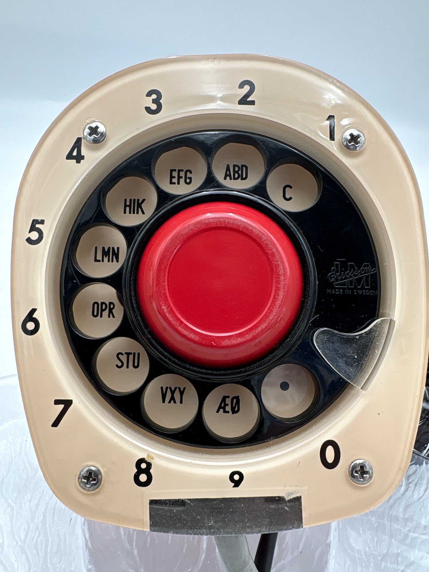 Vintage LM Eriksson Cobra telefon fra 50'erne