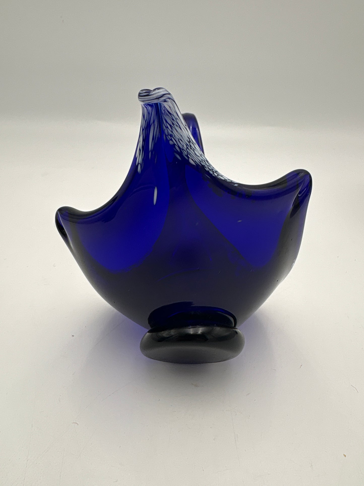 Vintage glas svane fra Hadeland Glassverk