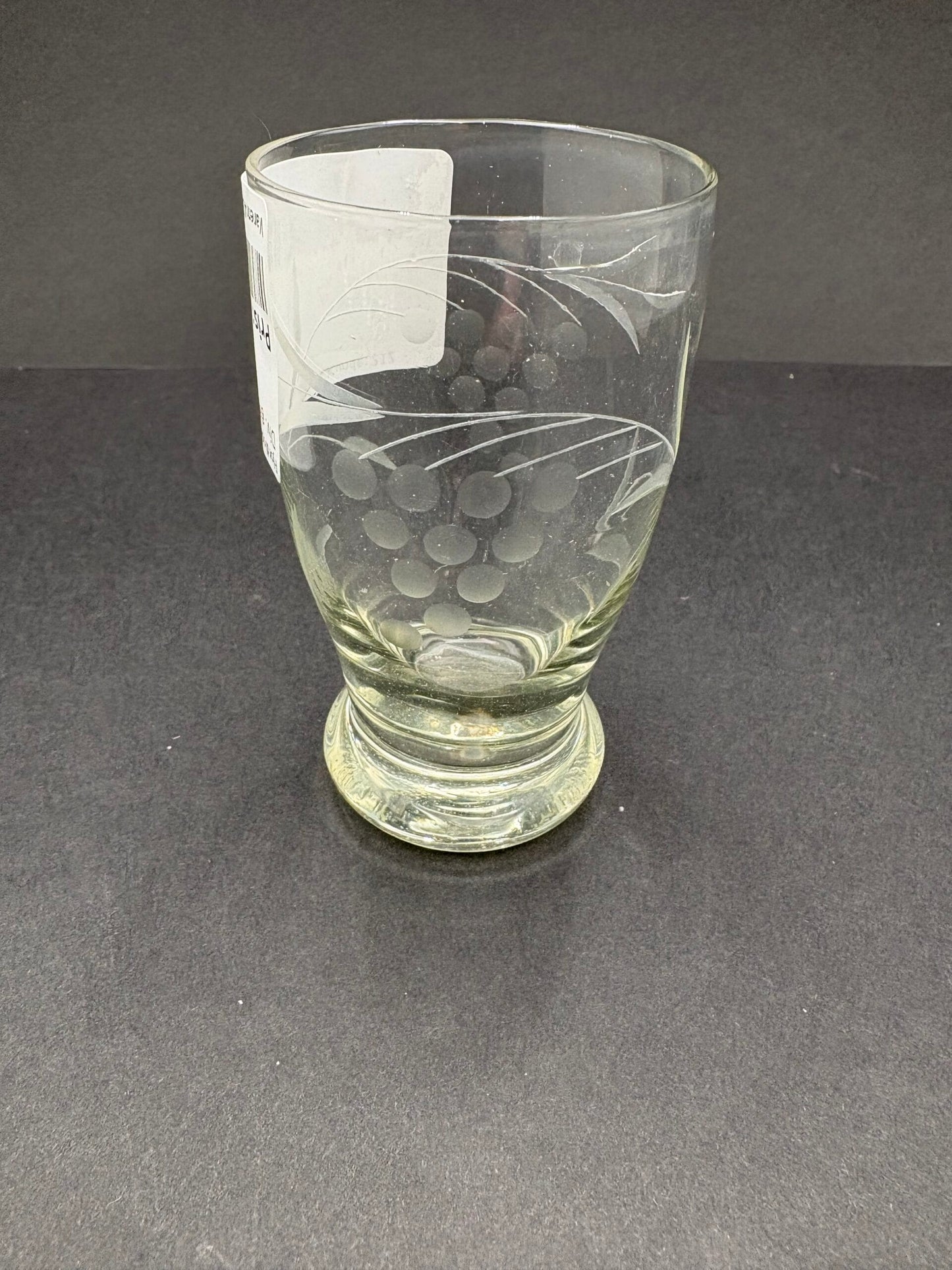 Holmegård -Druer-Lille glas med drueklaser ø5,5 h10cm