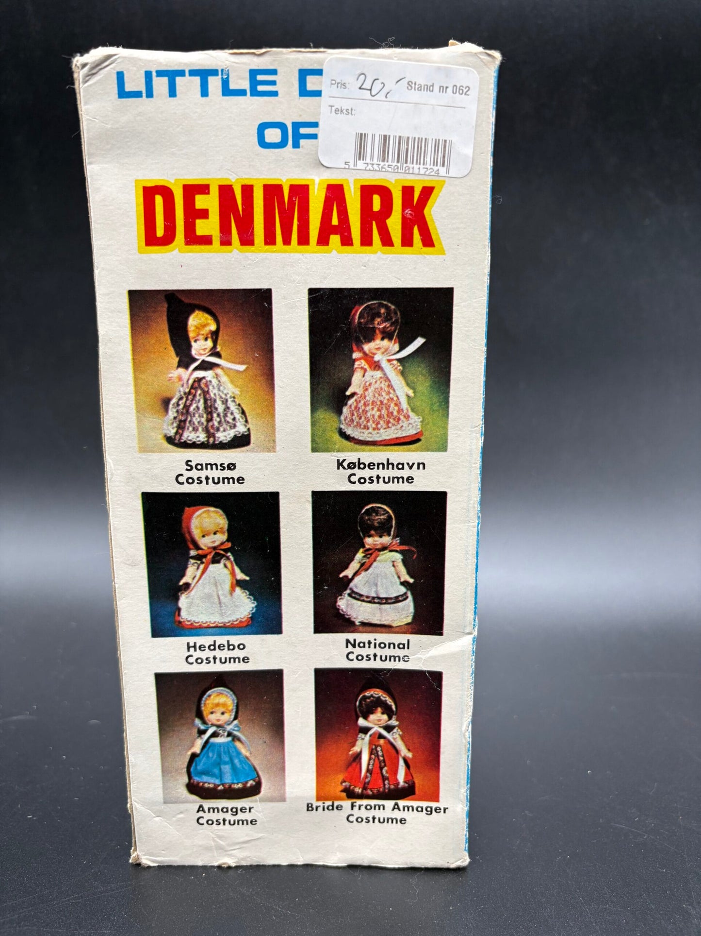 Vintage dukker(H)-5 Ældre souvenirer dukker.