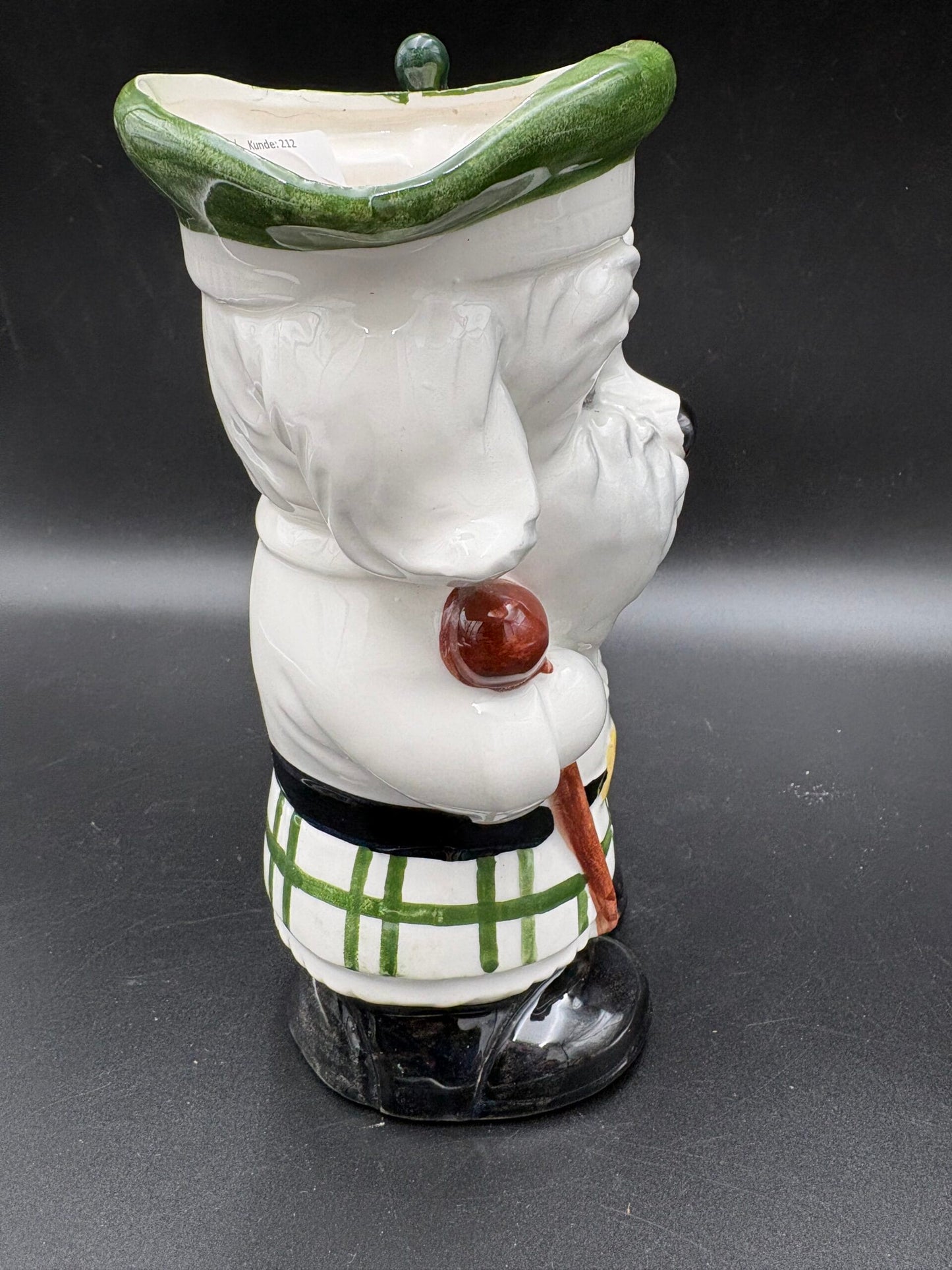 Stort og gammelt "Hunde" krus/vase