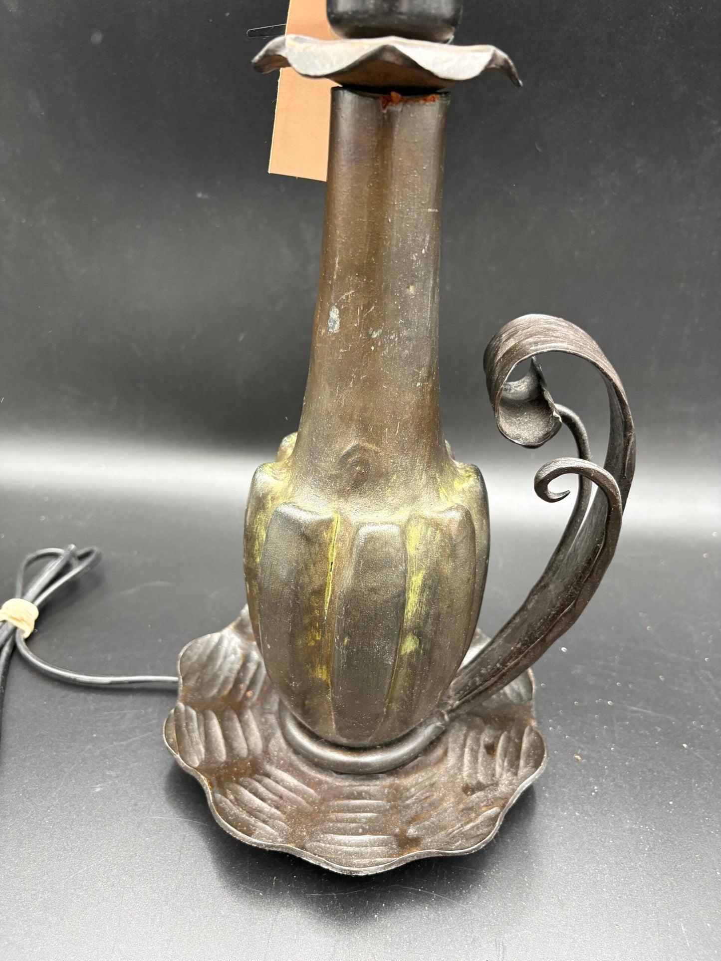 Antik bordlampe i Jugentstil