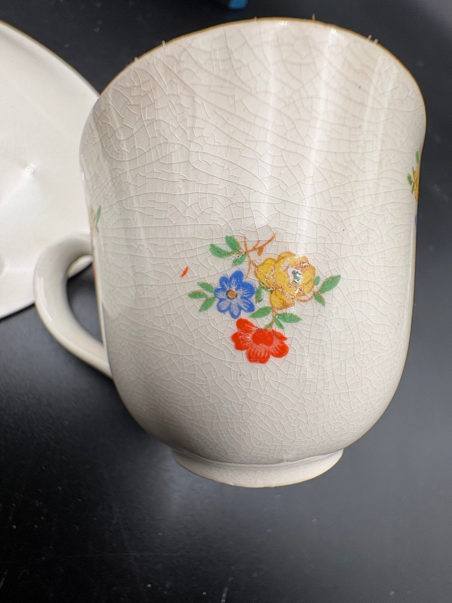 Aluminia fajance Anne Sofie Kaffekop m. underkop