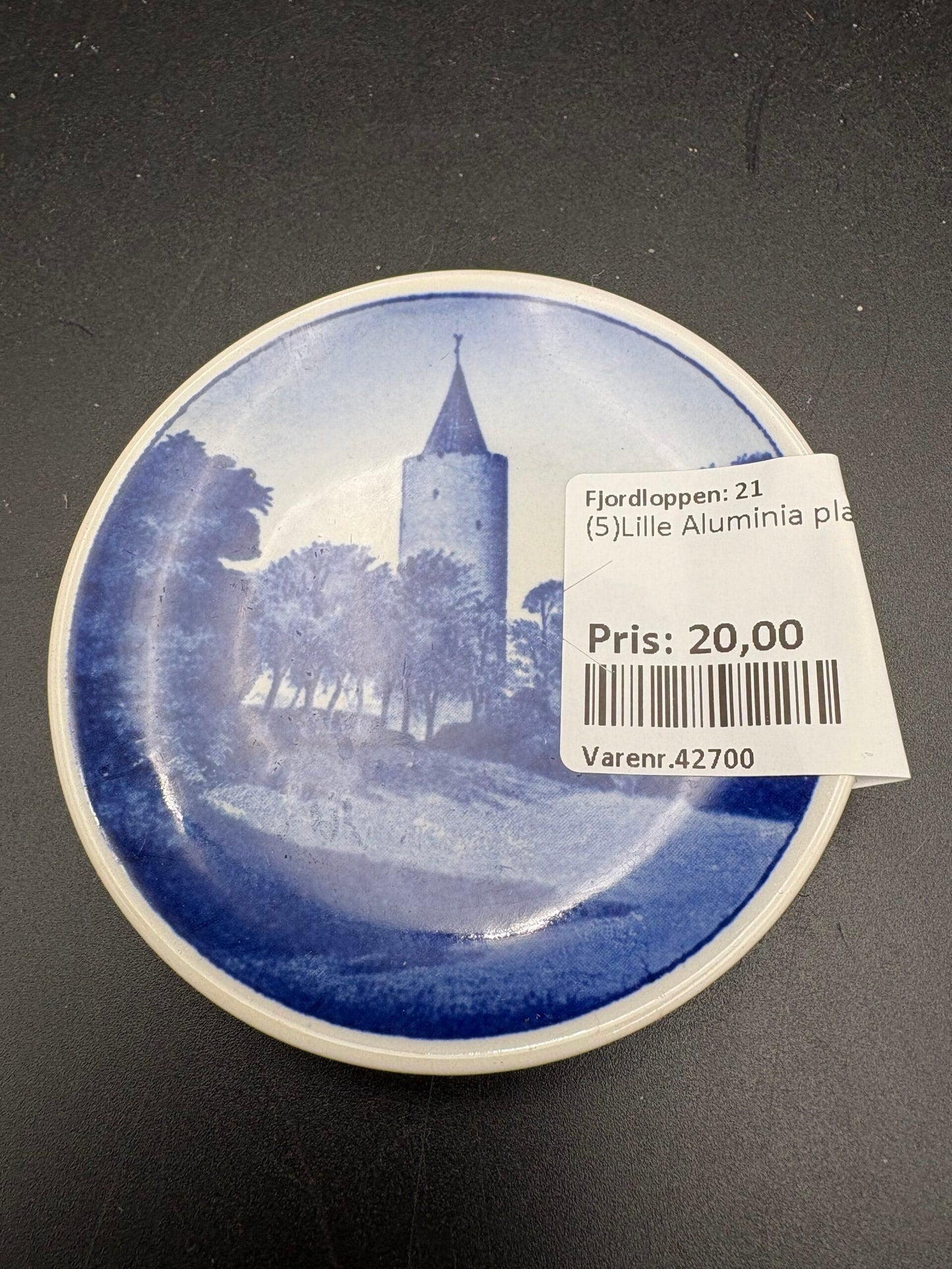 Aluminia fajance Små platter ø8,5cm / stk.