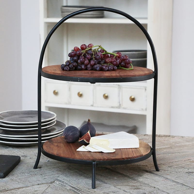 Laon etagere akacietræ