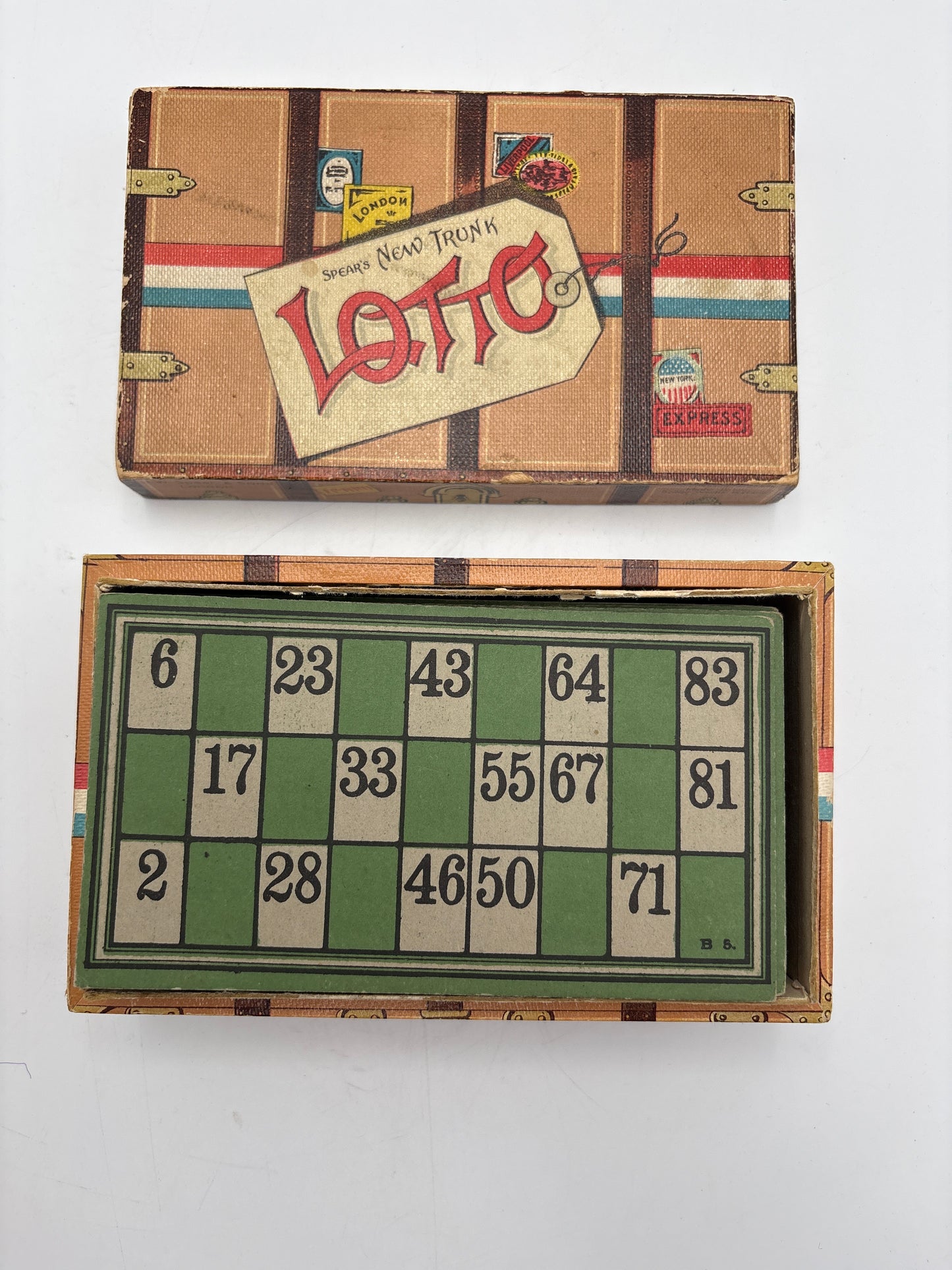 Vintage Spear's New trunk Lotto