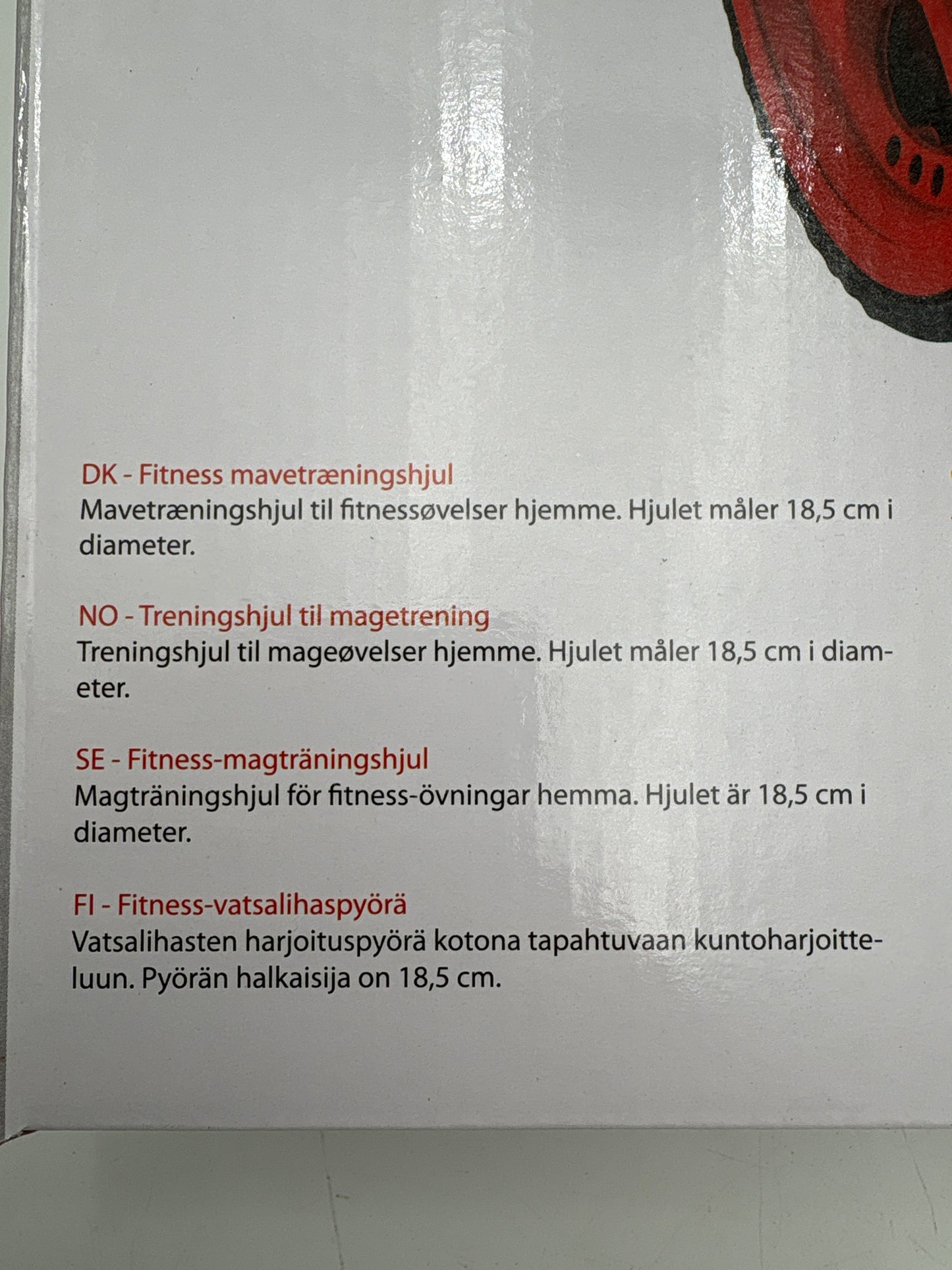 In Shape Mavetrænings hjul