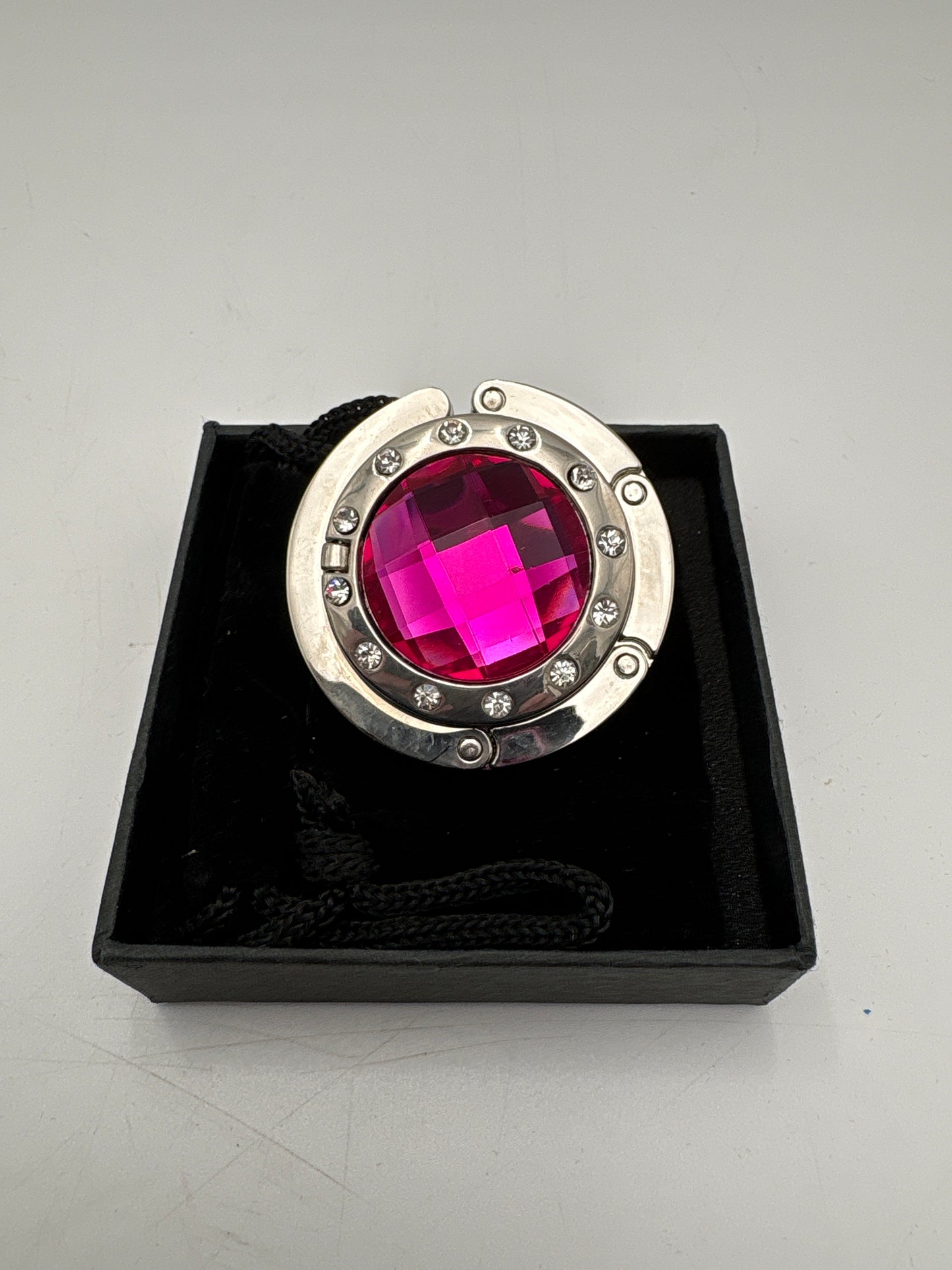 Taskekrog med spejl-Pink