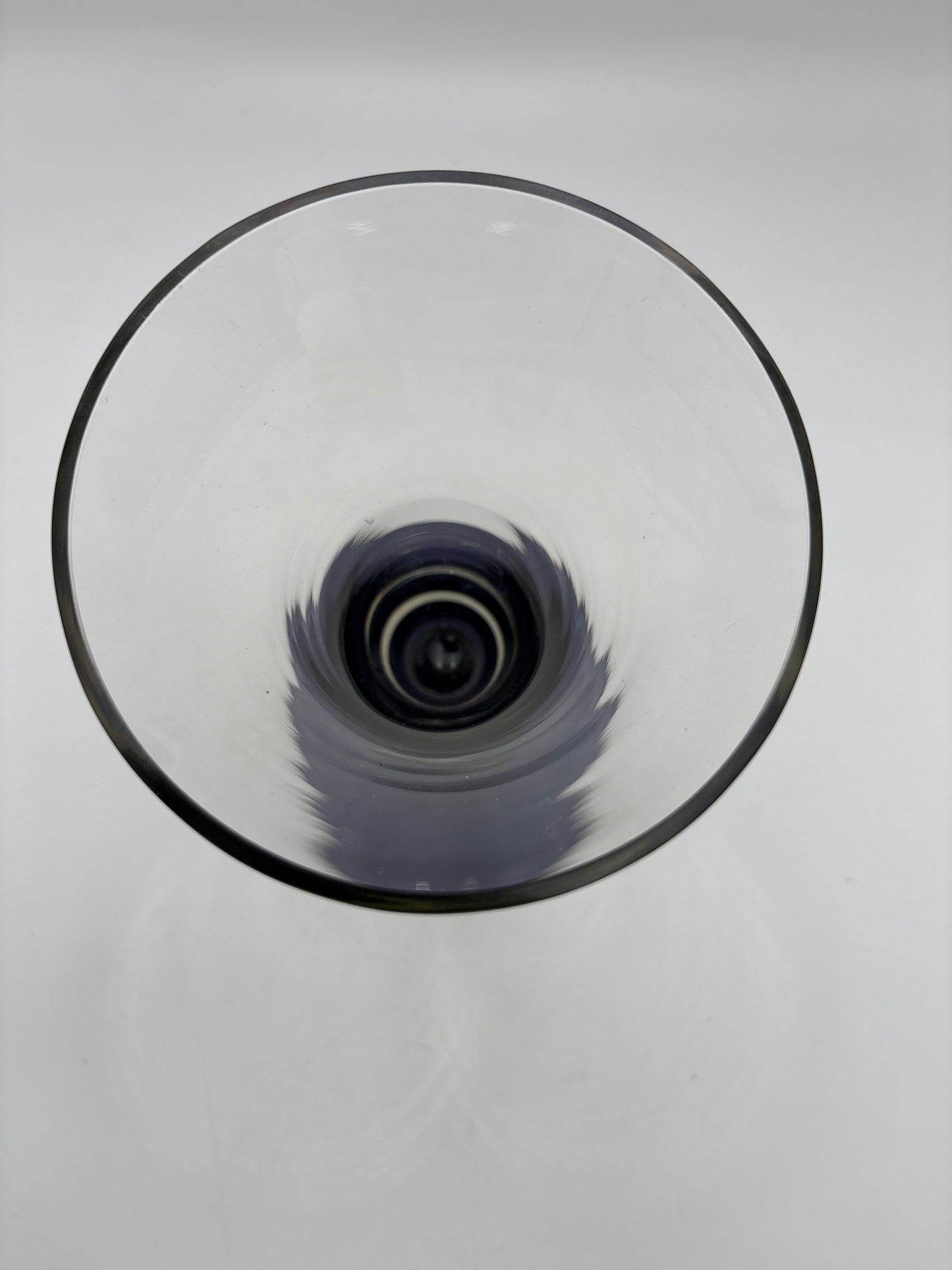 Stor, flot mundblæst ispokal / cocktailglas h24,5cm