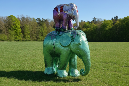 Elefant paraden-Nr.1/1-Totem2-Carla Tolomeo