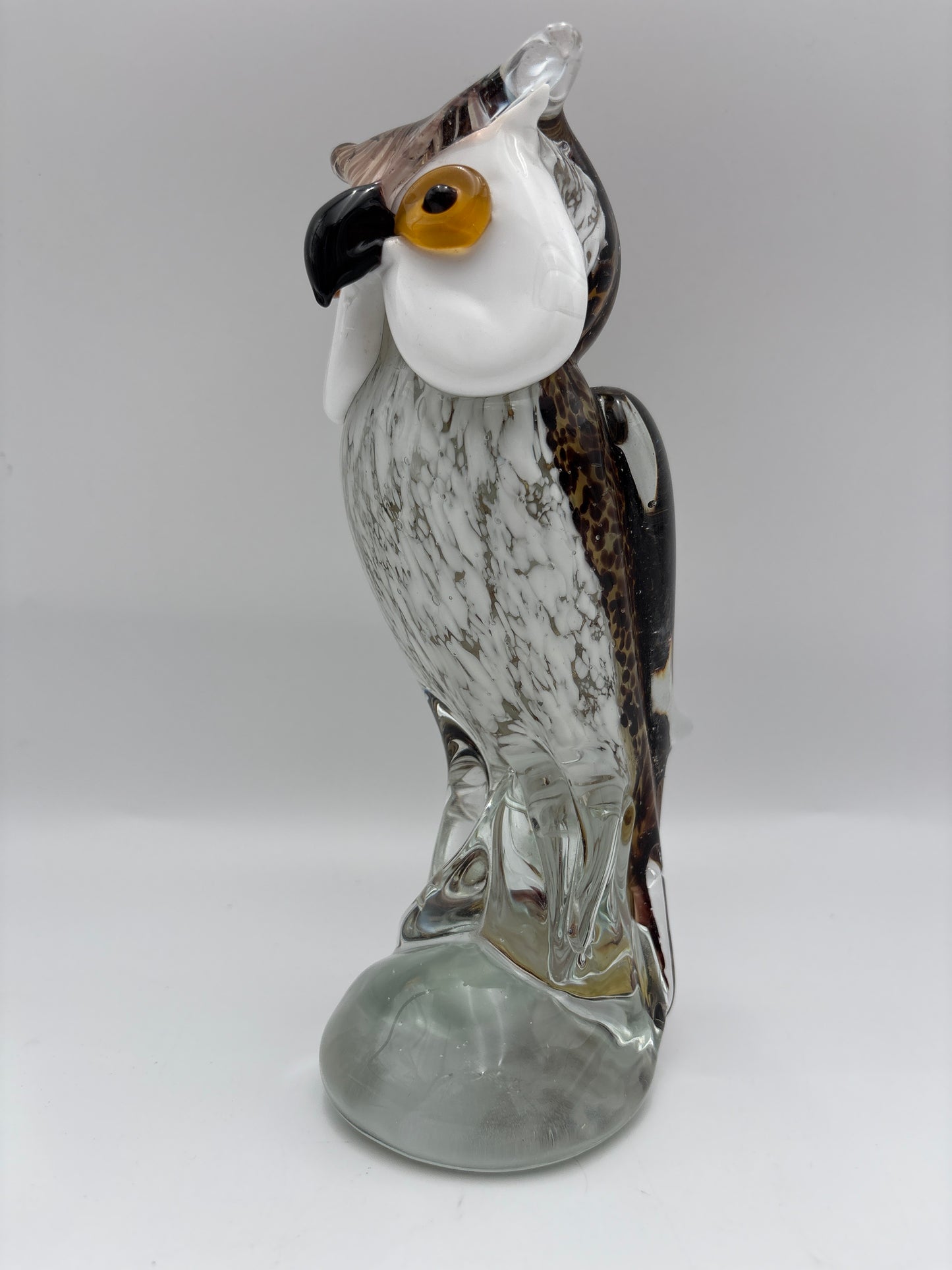 Murano glas ugle h.22cm