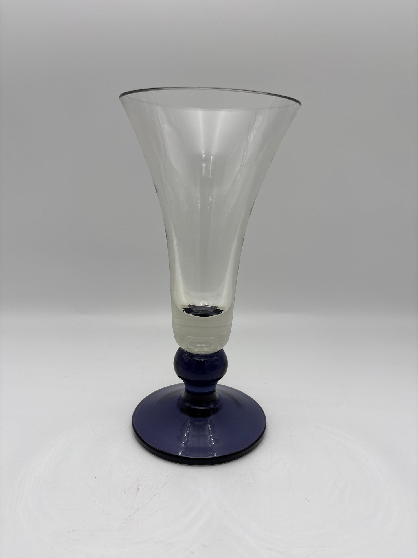 Stor, flot mundblæst ispokal / cocktailglas h24,5cm