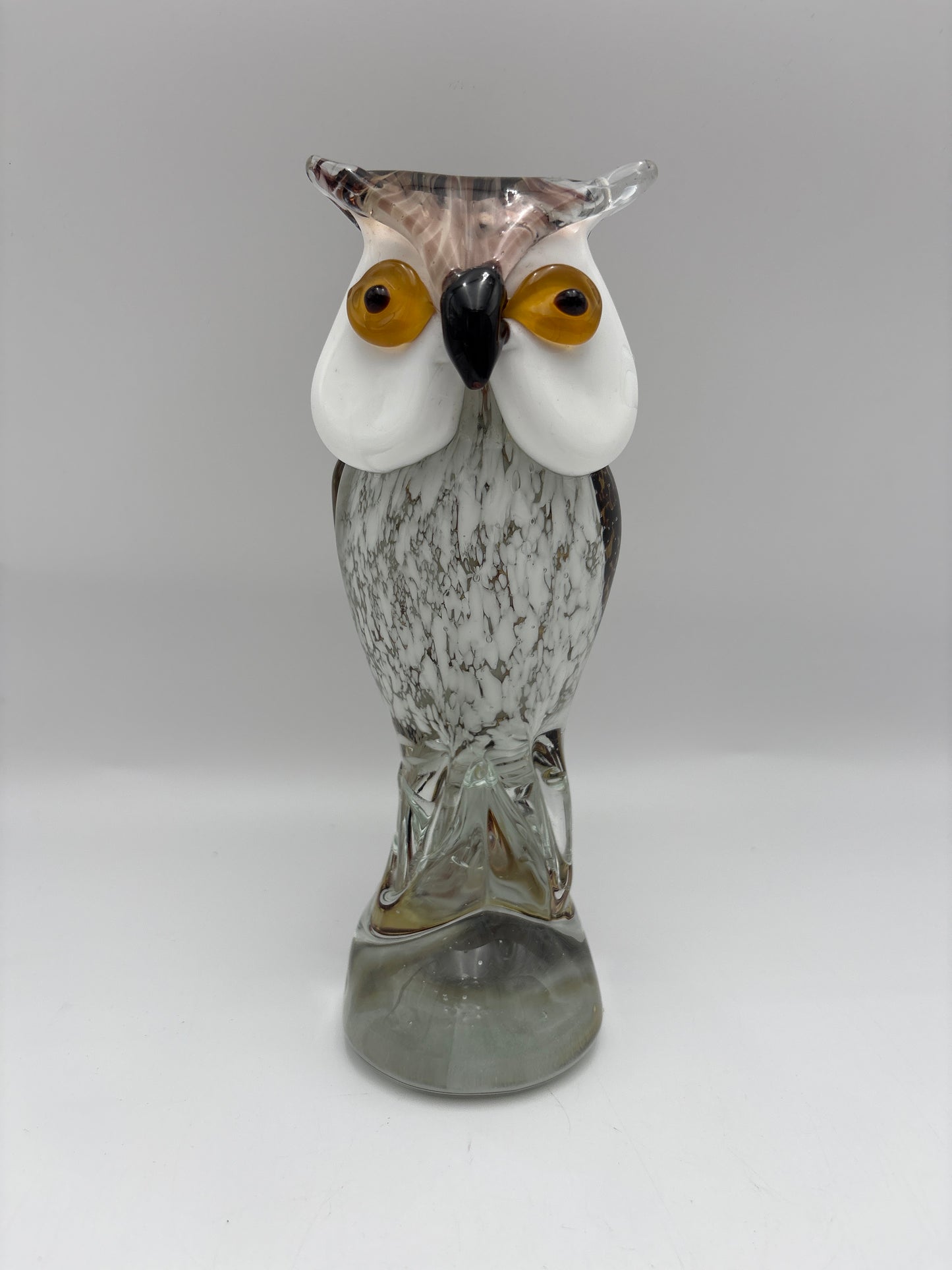 Murano glas ugle h.22cm