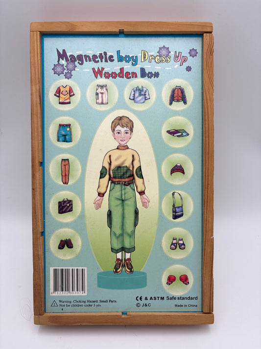 Magnetic boy dressup