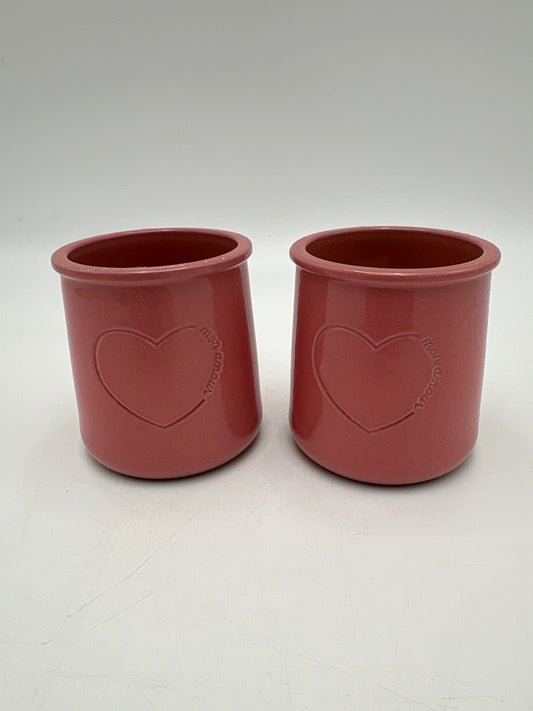Franske yoghurt potter fra La Ferniere-2 stk.