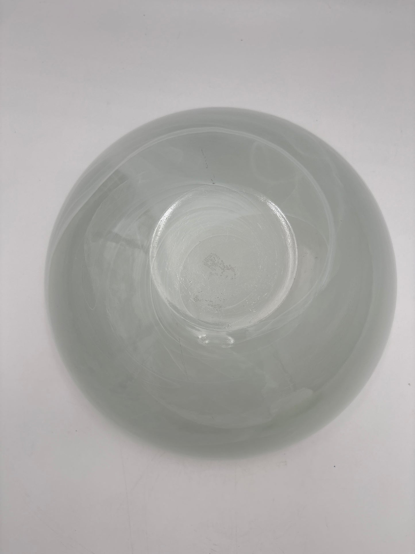 Vintage Murano Alabastro swirl skål 30cm