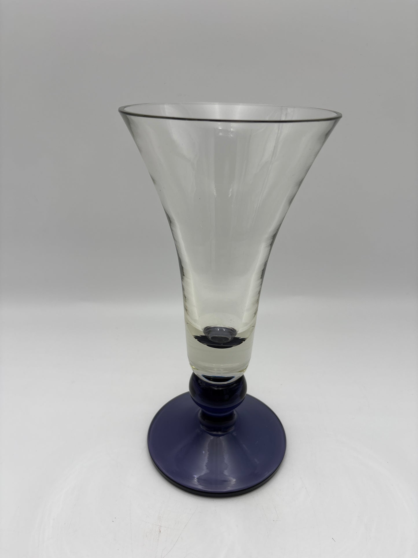 Stor, flot mundblæst ispokal / cocktailglas h24,5cm