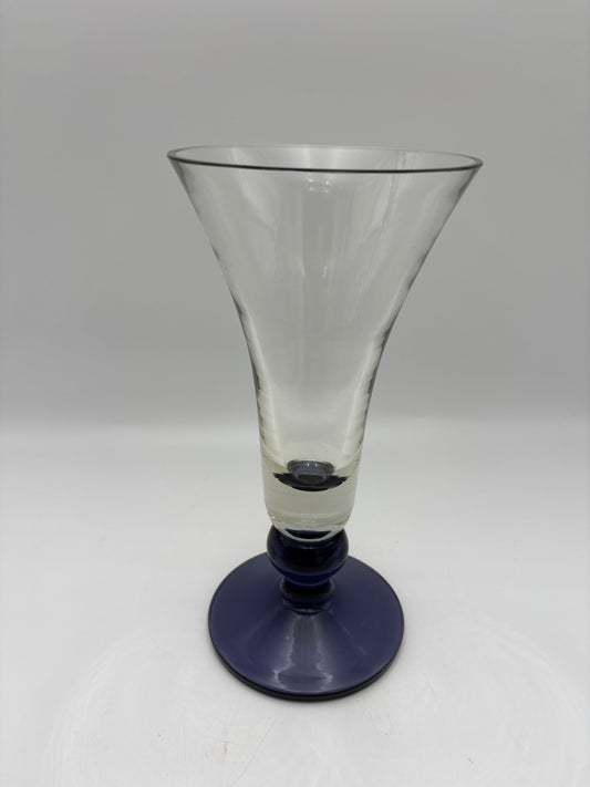 Stor, flot mundblæst ispokal / cocktailglas h24,5cm