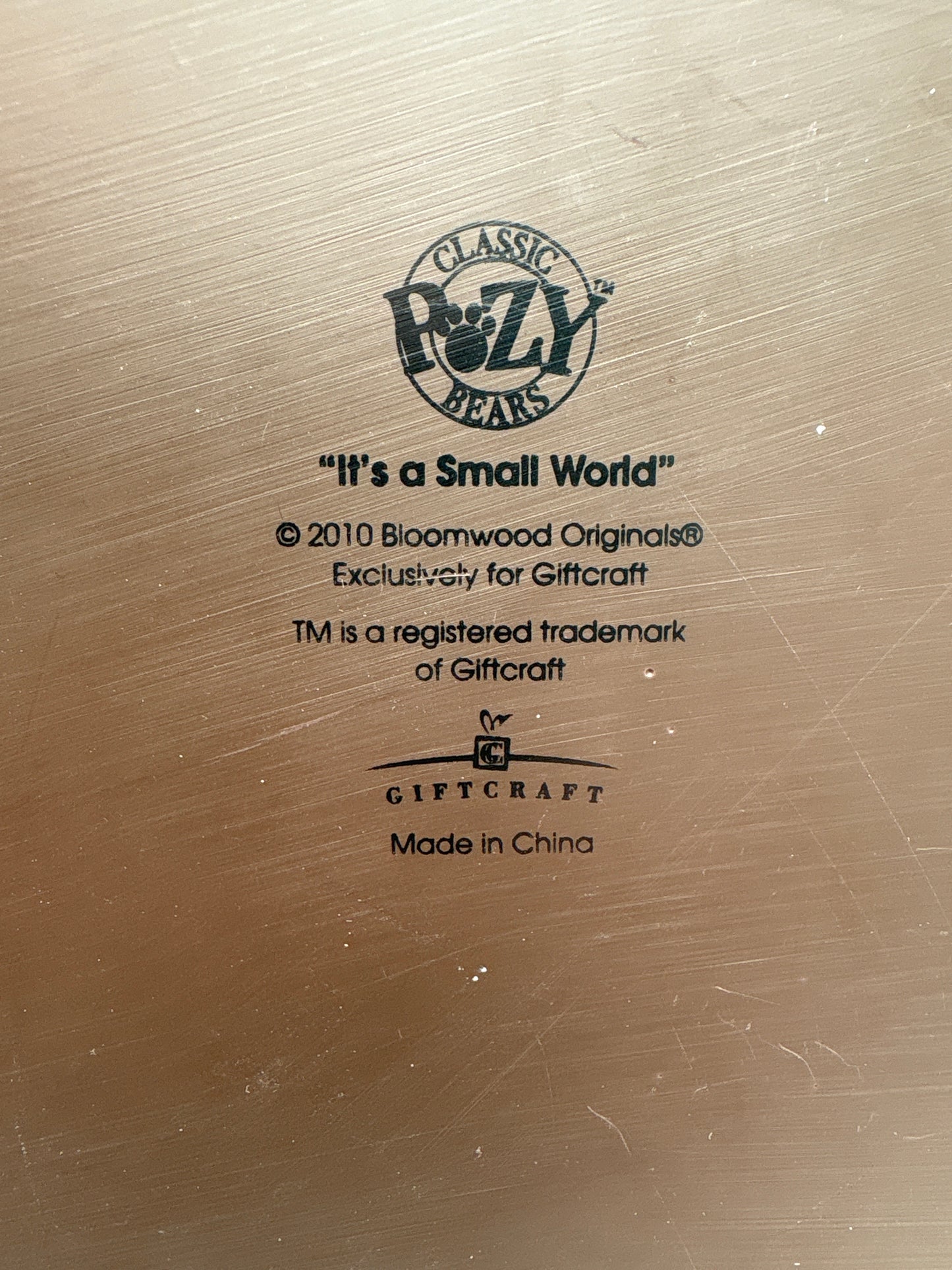 It's a small world -Pozy Bears