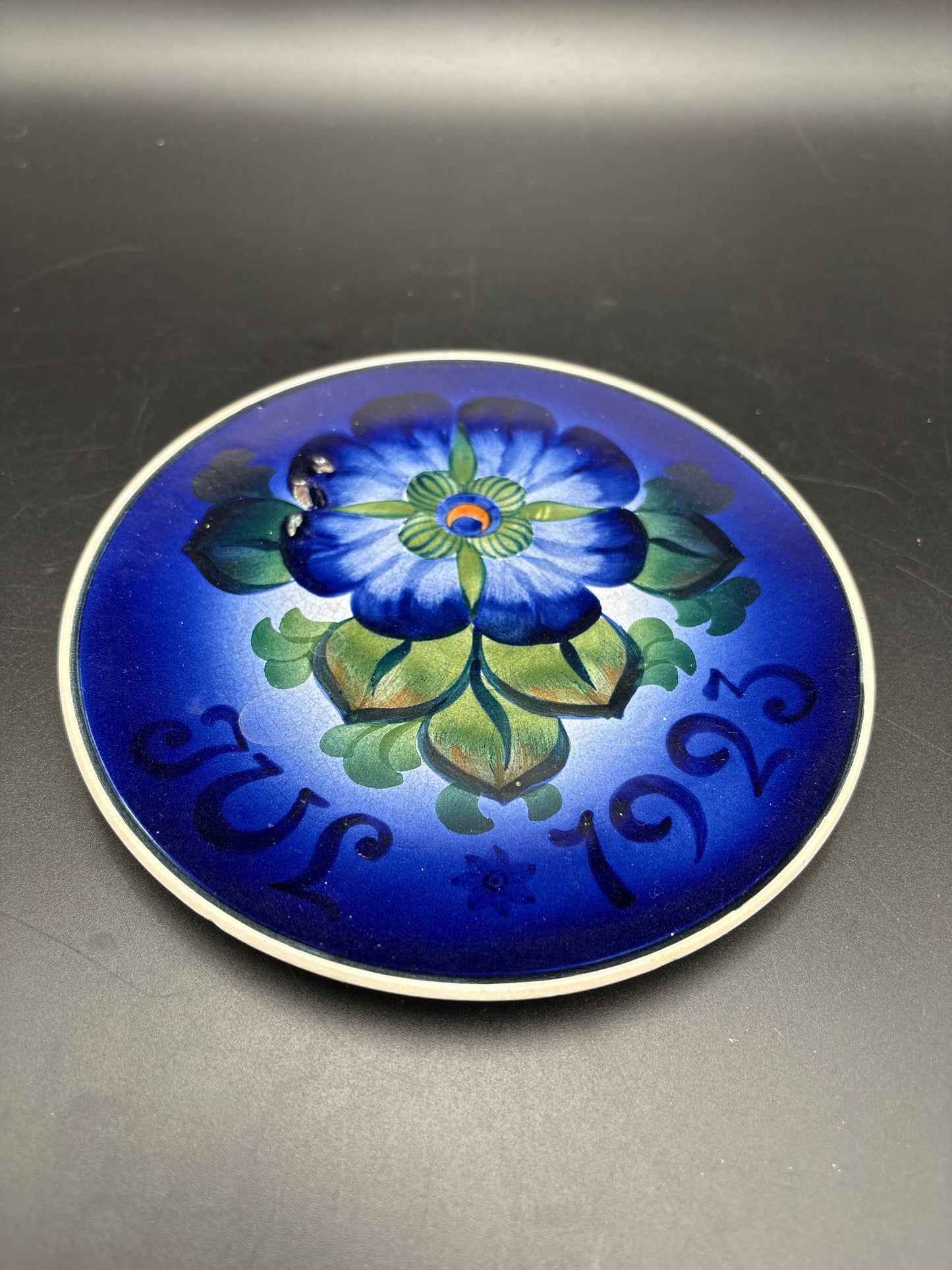 Aluminia fajance Juleplatte 1923