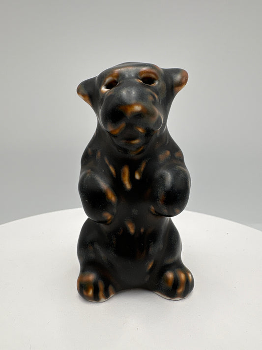 Royal Copenhagen-Jeanne Grut-Hund siddende på bagben