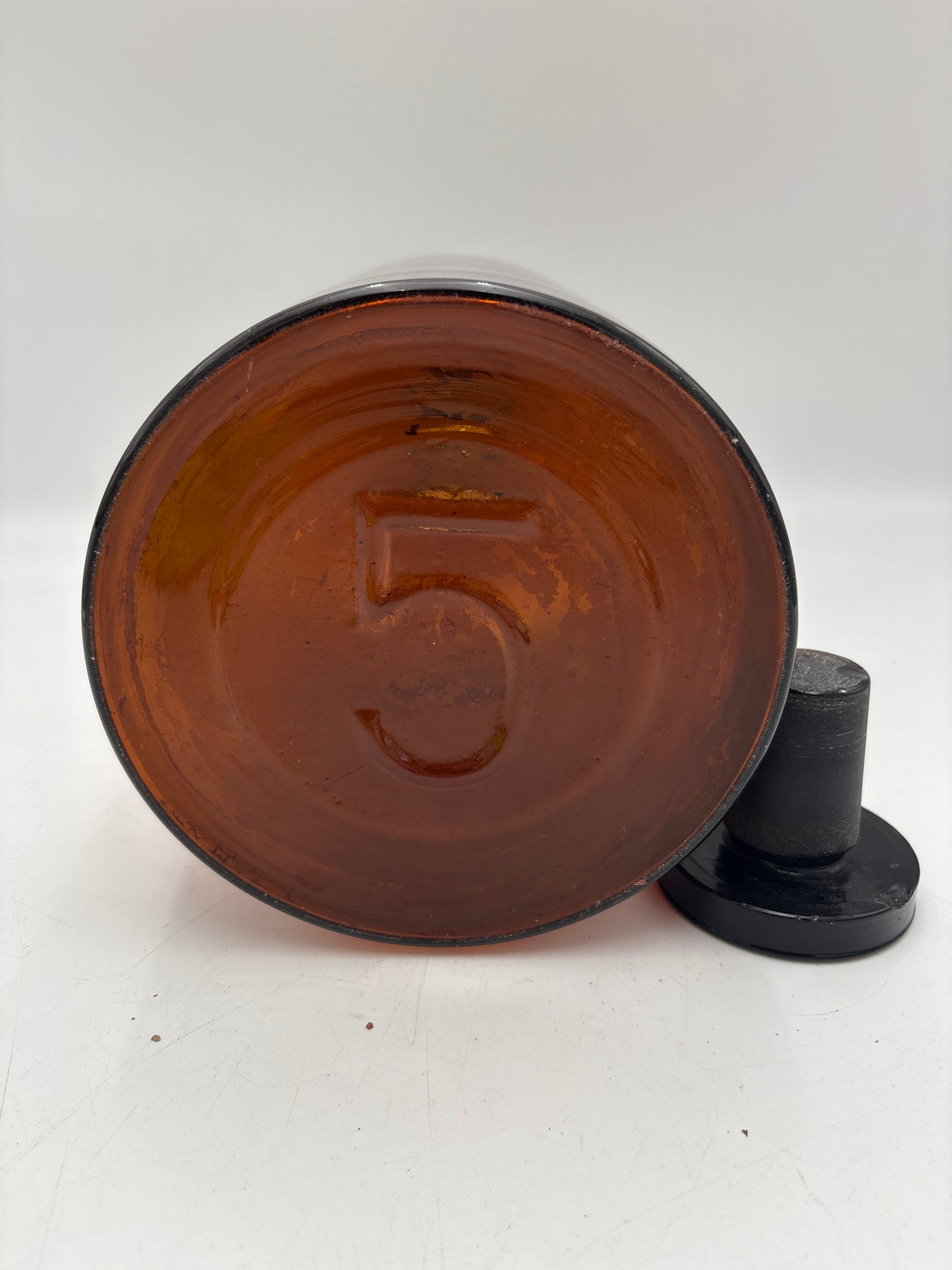 Vintage Apotekerflaske med glasprop-34cm