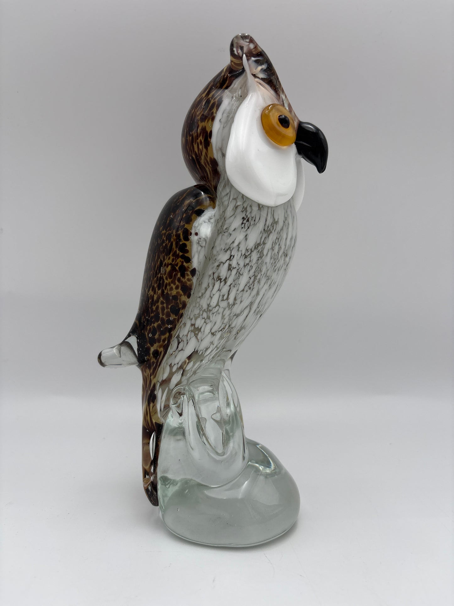 Murano glas ugle h.22cm