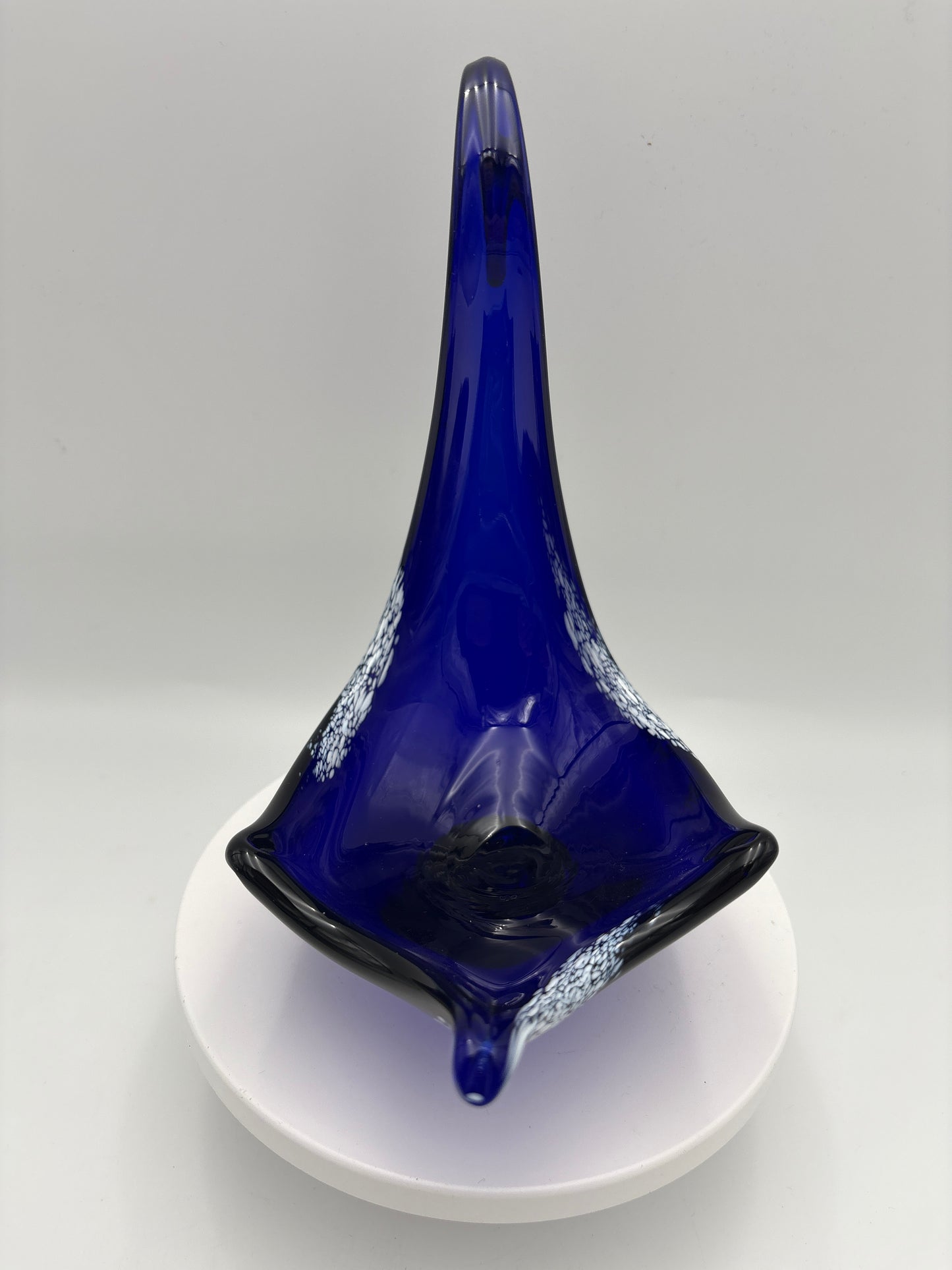 Vintage glas svane fra Hadeland Glassverk