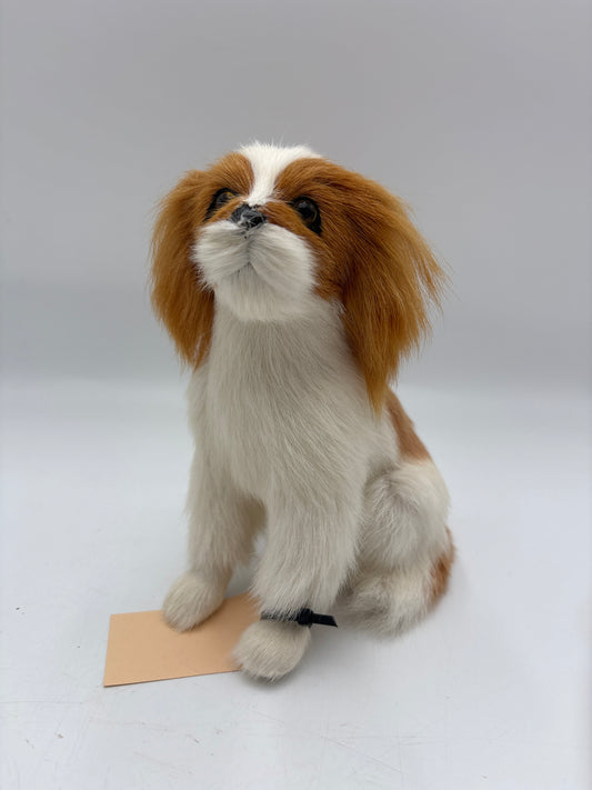 Cavalier King Charles Spaniel figur med "naturtro" pels.