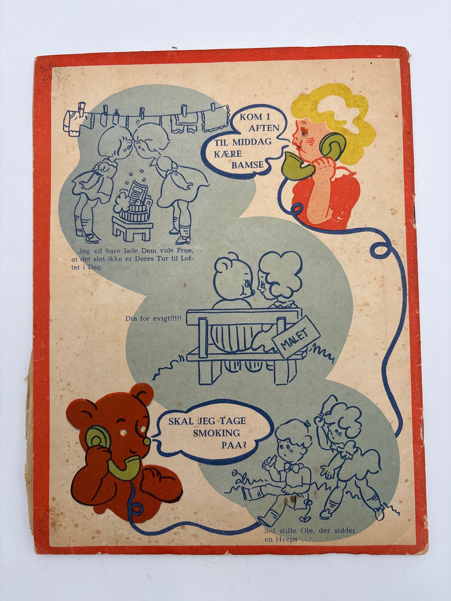 Dukke-Lises Mønsterbog, 1-udgave fra 1940