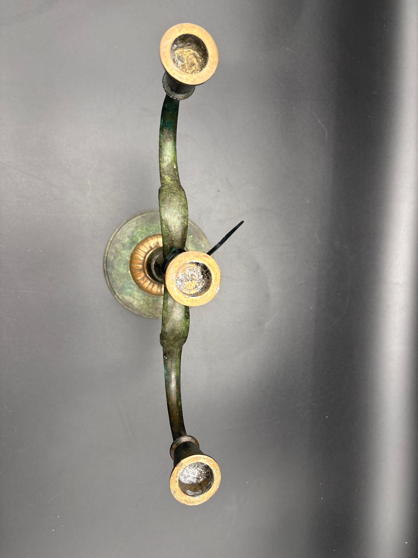 Vintage 3-armet Bronze stage