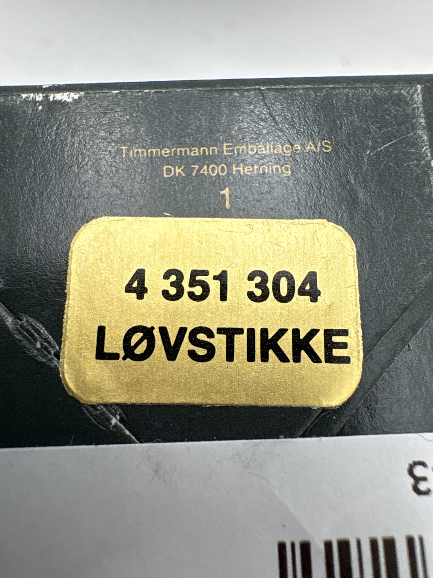 Holmegård krydderiglas-Løvstikke