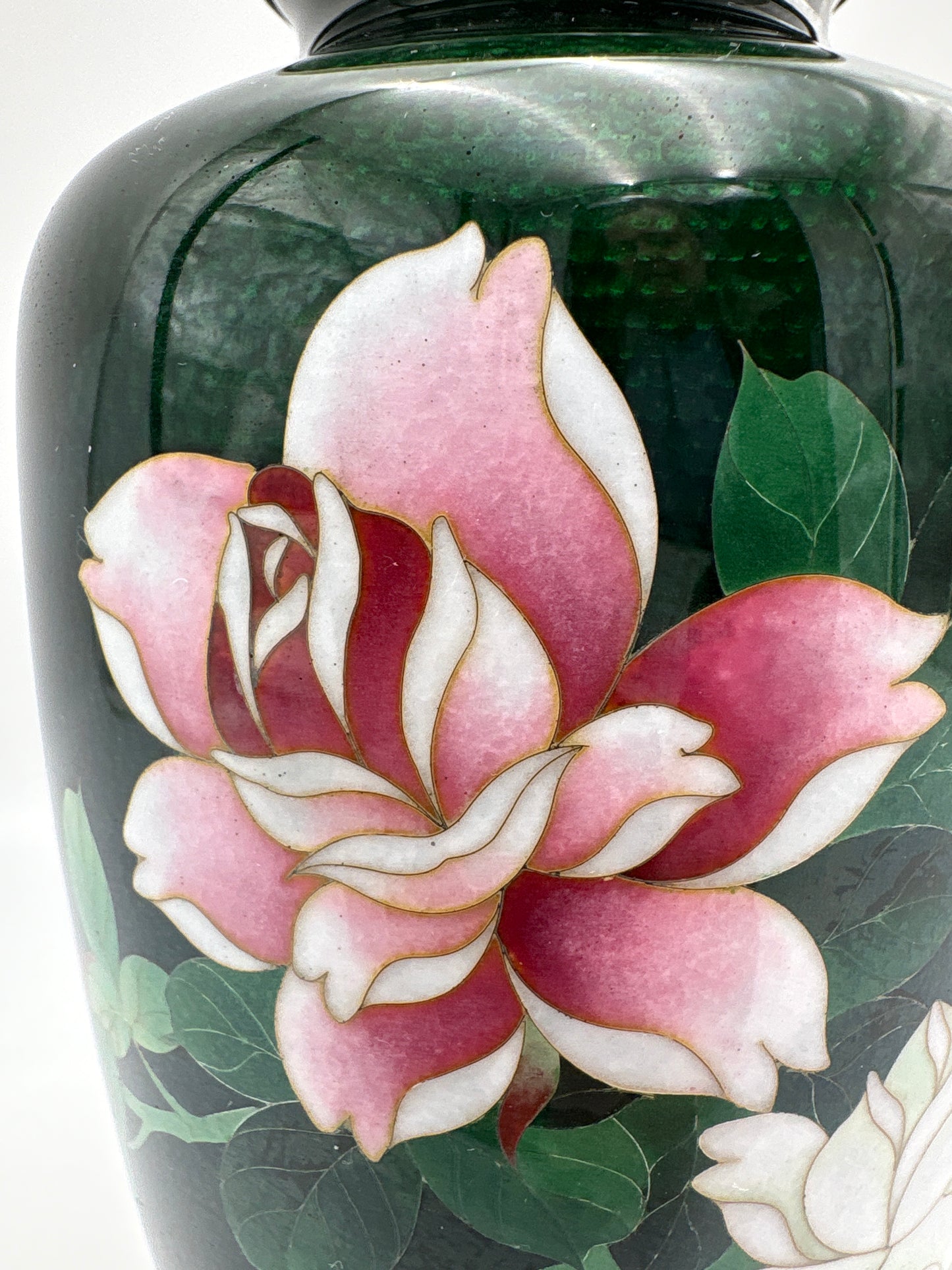 Vintage Japansk Sato Cloisonńe Ginbari vase