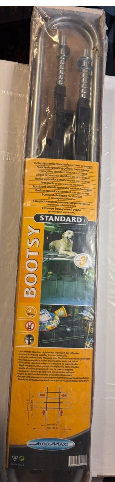 Auto Maxi Bootsy hundegitter til bilen.