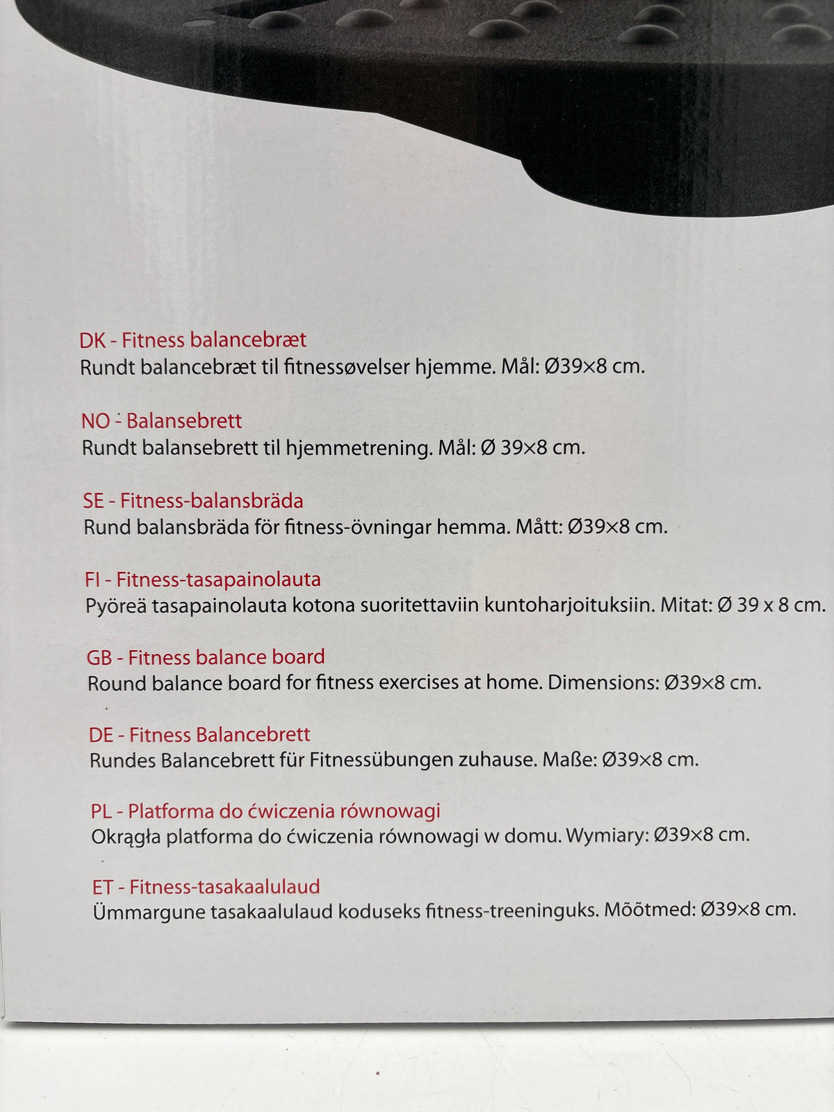 In Shape Fitness balance bræt