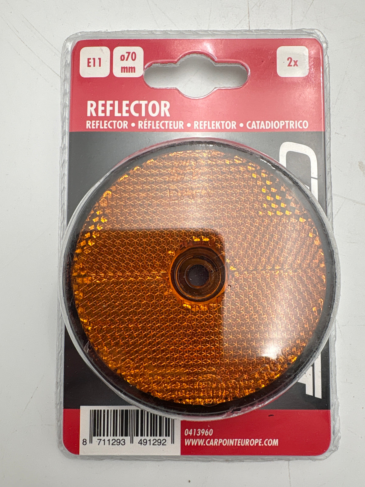 Kasse med Carpoint reflector 63stk.