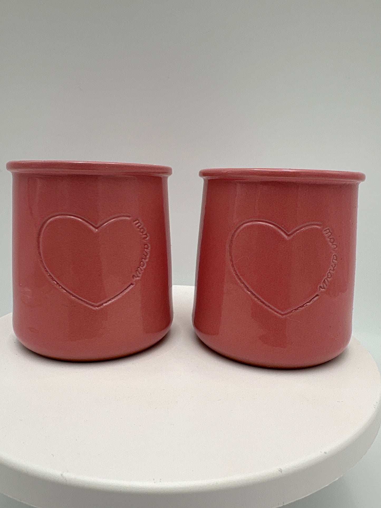 Franske yoghurt potter fra La Ferniere-2 stk.