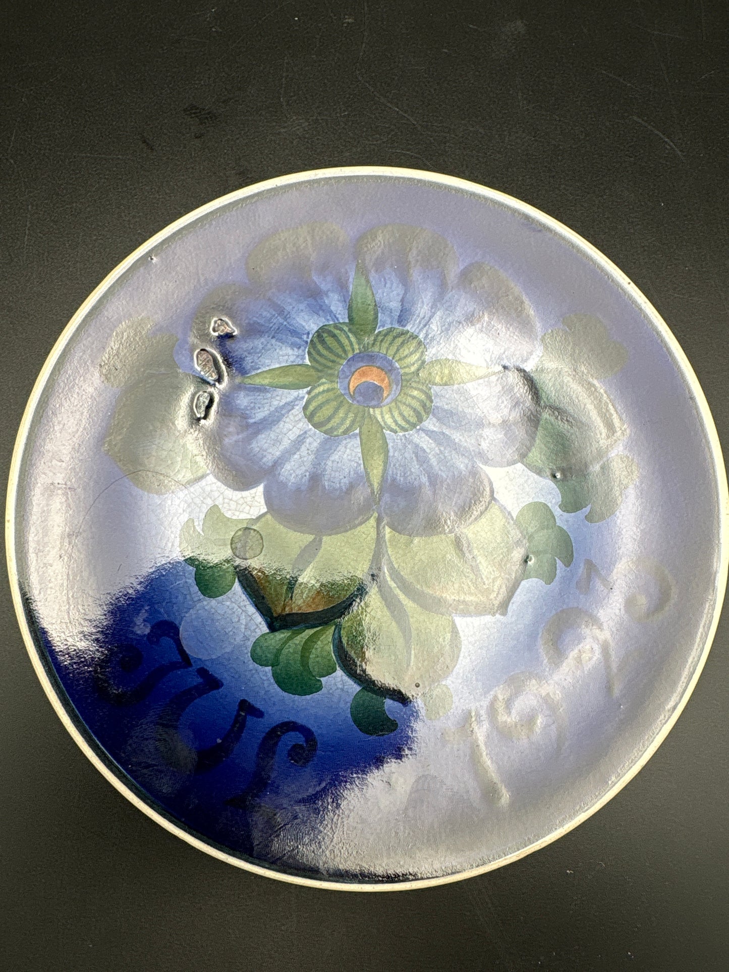 Aluminia fajance Juleplatte 1923