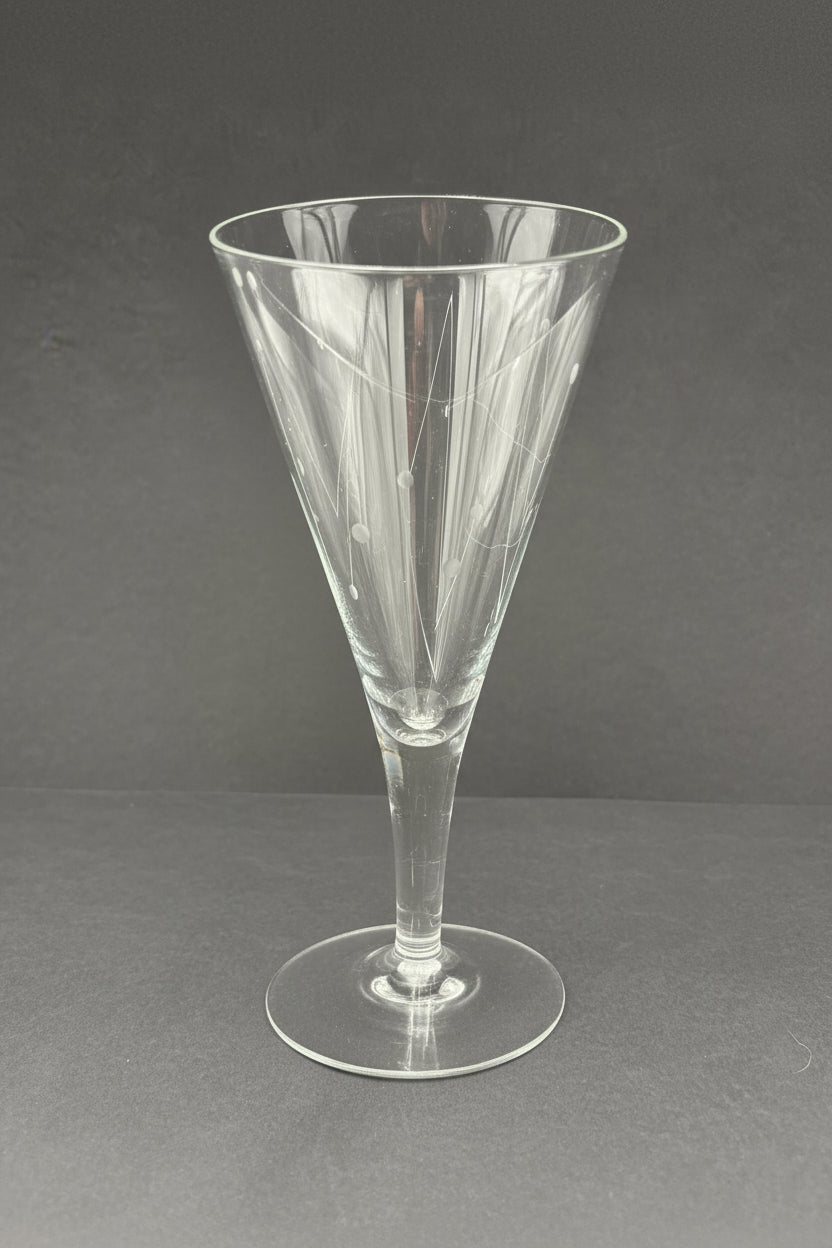 Holmegård Clausholm glas-Hvidvinsglas ø7, h16cm