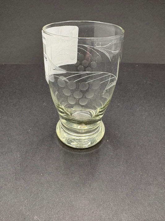 Holmegård -Druer-Lille glas med drueklaser ø5,5 h10cm