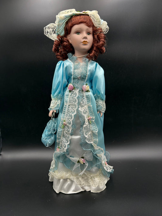 Vintage dukke(C)-Stor porcelænsdukke