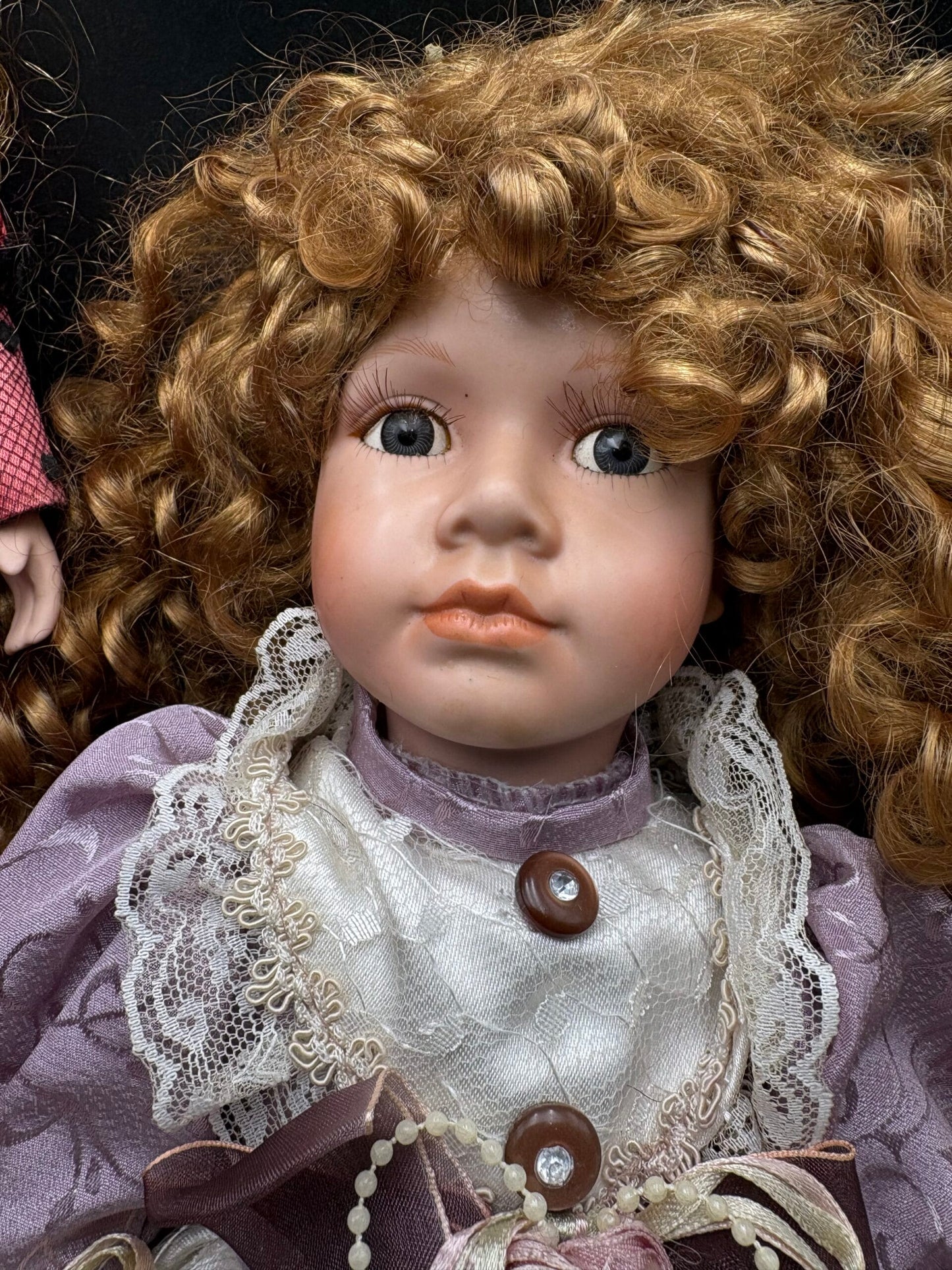 Vintage dukker(E)- 2 store porcelænsdukker