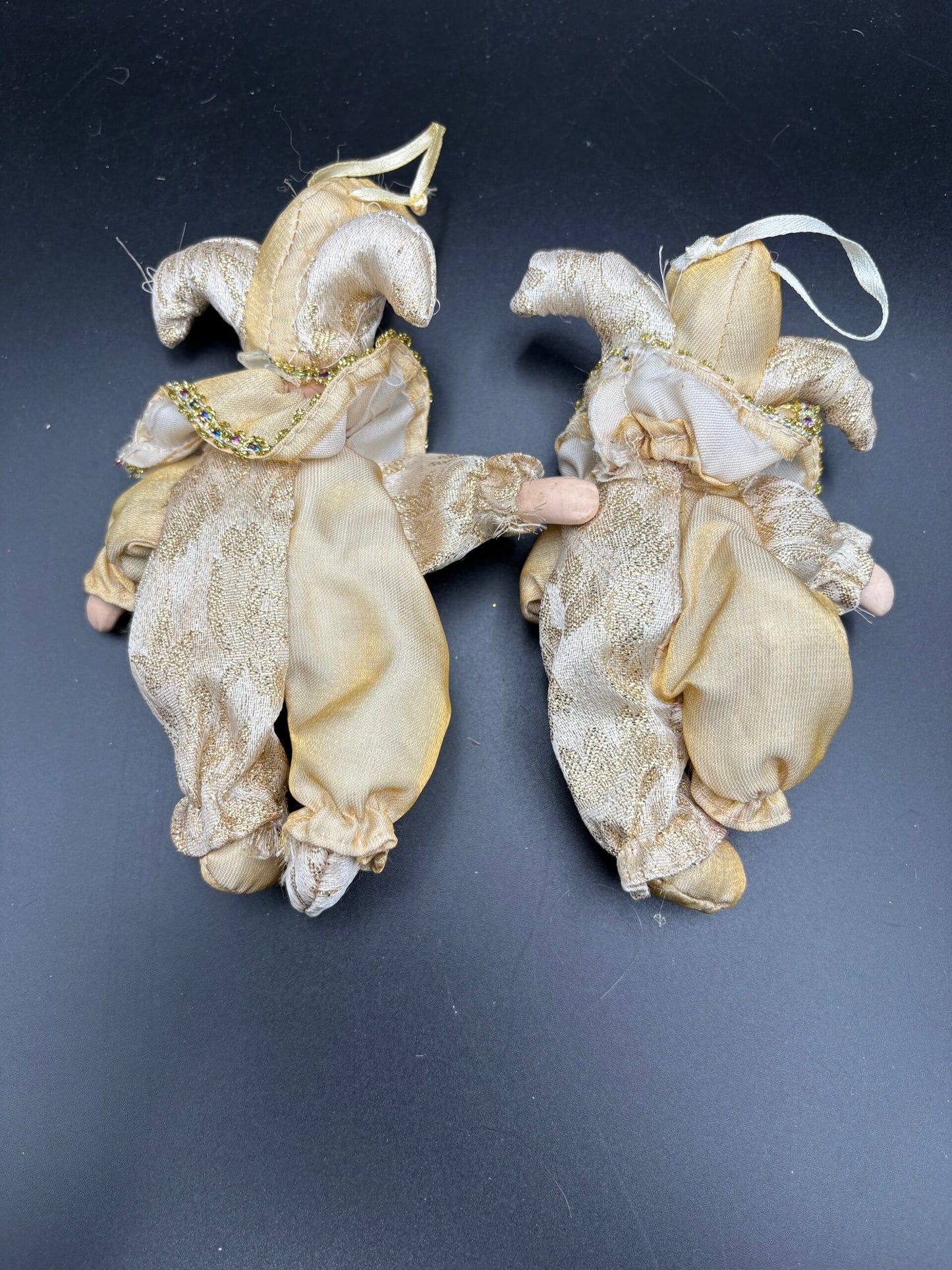 Vintage dukker(K)-Porcelæns klovne-12 stk.