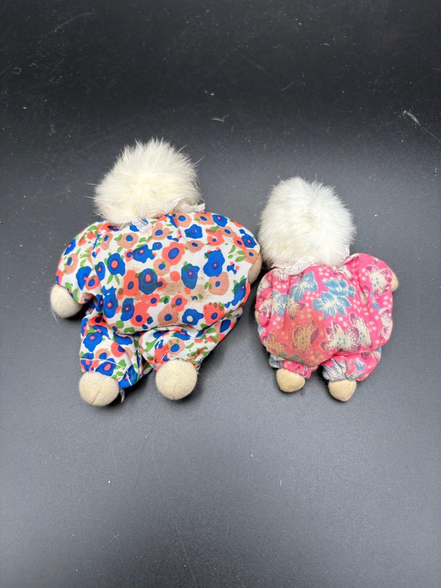 Vintage dukker(K)-Porcelæns klovne-12 stk.