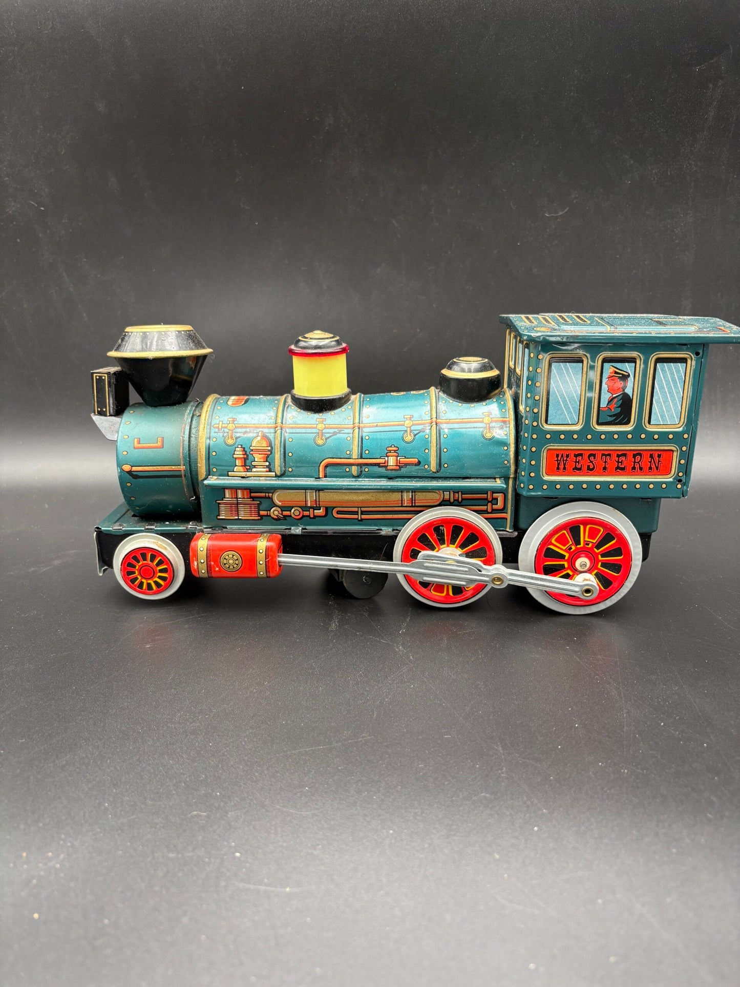 Western Express Bliklegetøjstog fra 1950-60'erne