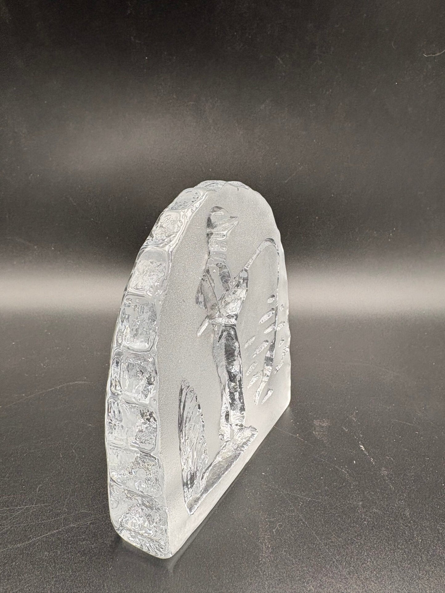 Eda Kristall-Sweden glas art-Papirvægt