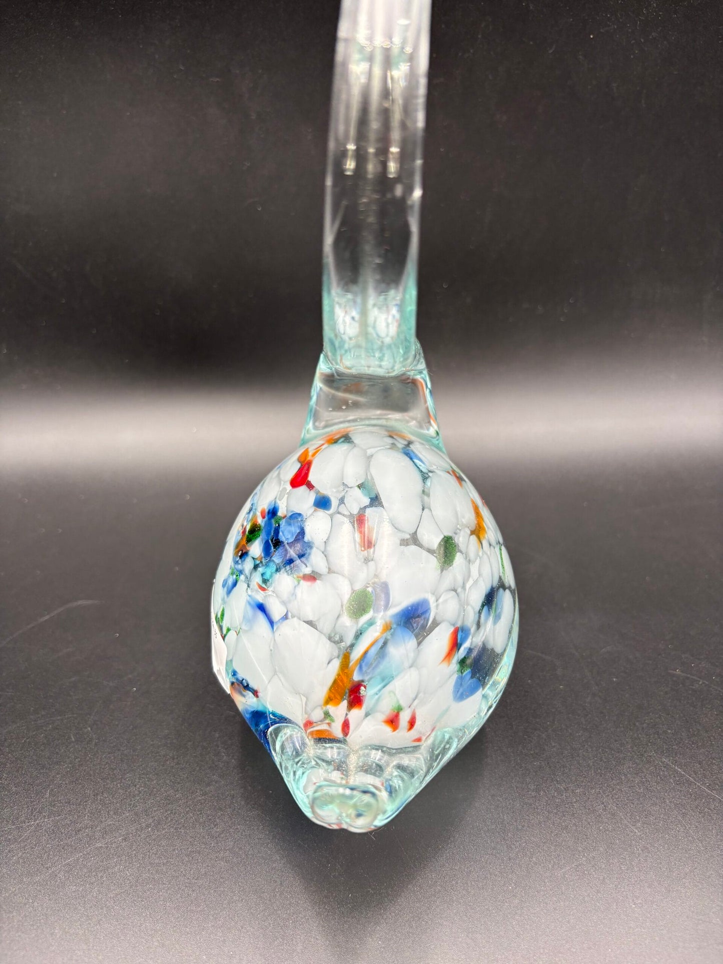 Murano glas svane h.24cm
