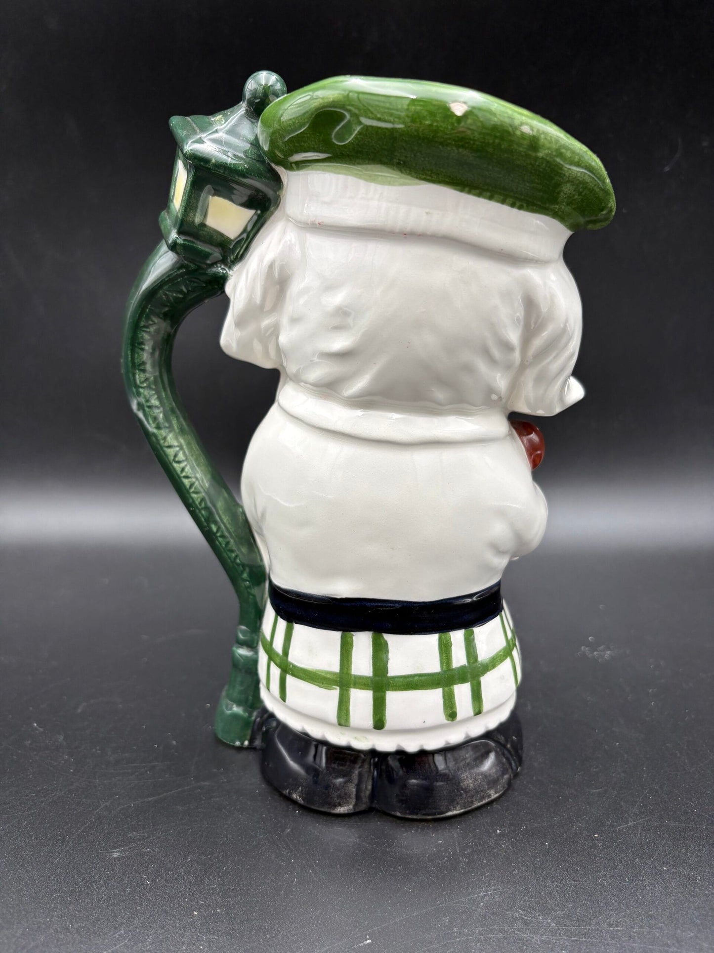 Stort og gammelt "Hunde" krus/vase