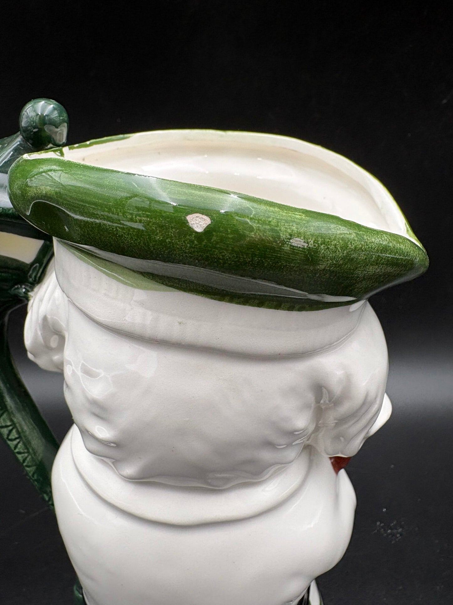 Stort og gammelt "Hunde" krus/vase